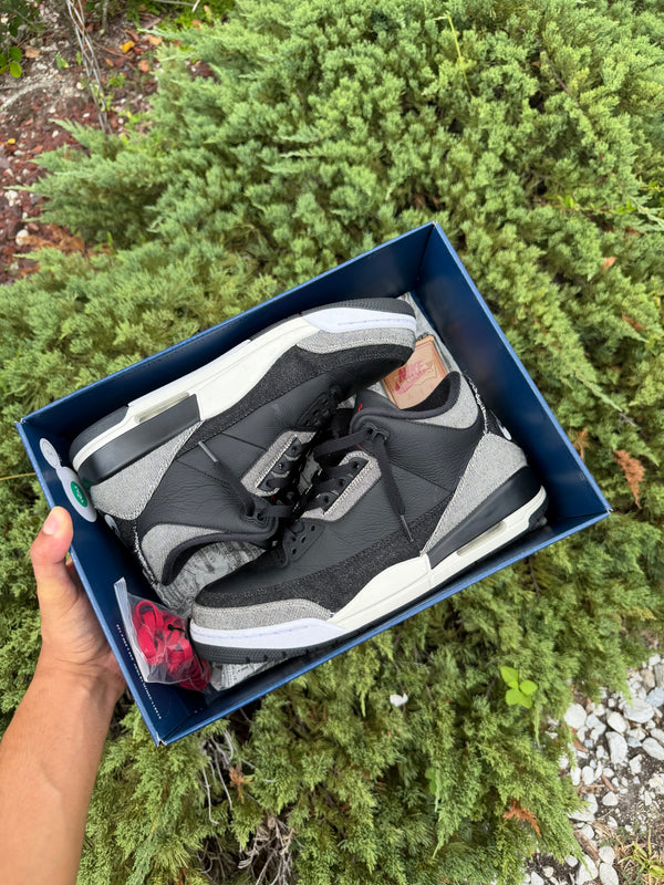 Jordan 3 Retro Levis Black