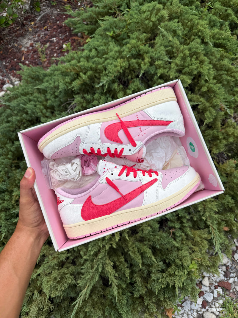 Jordan 1 Low Travis Scott Tropical Pink Size 12