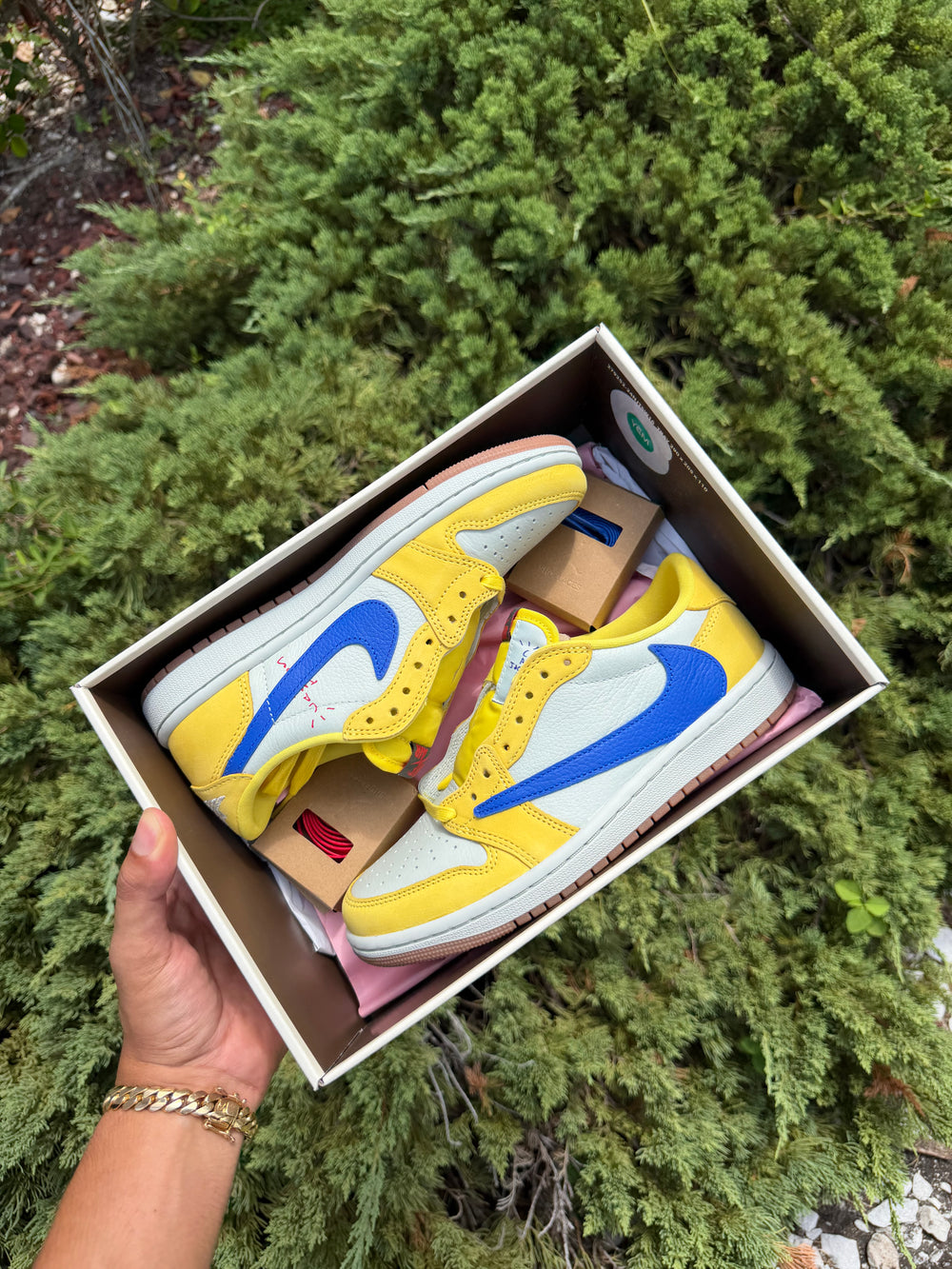 Jordan 1 Low Travis Scott Canary