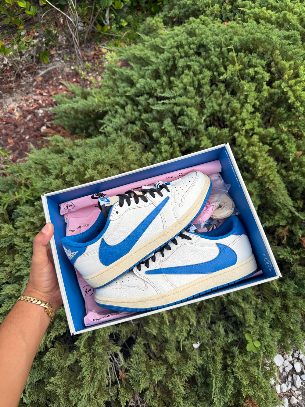 Jordan 1 Low Travis Scott Reverse Fragment