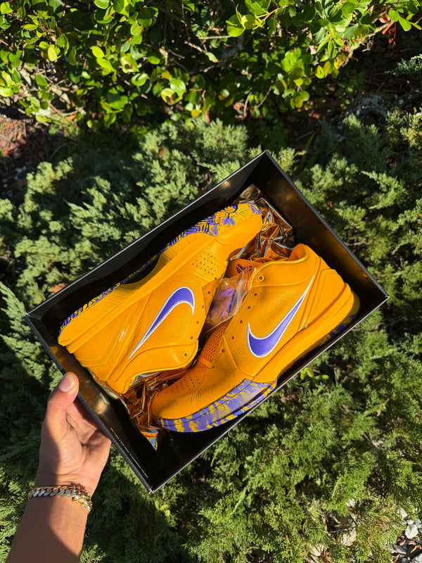 Kobe 4 Protro Draft Day Pack LA Lakers