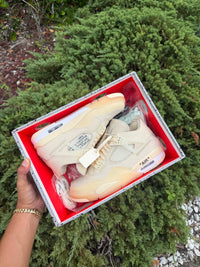 Jordan 4 Retro Off-White Sail photo 1