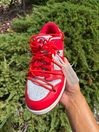 Nike Dunk Low Off-White University Red photo 3